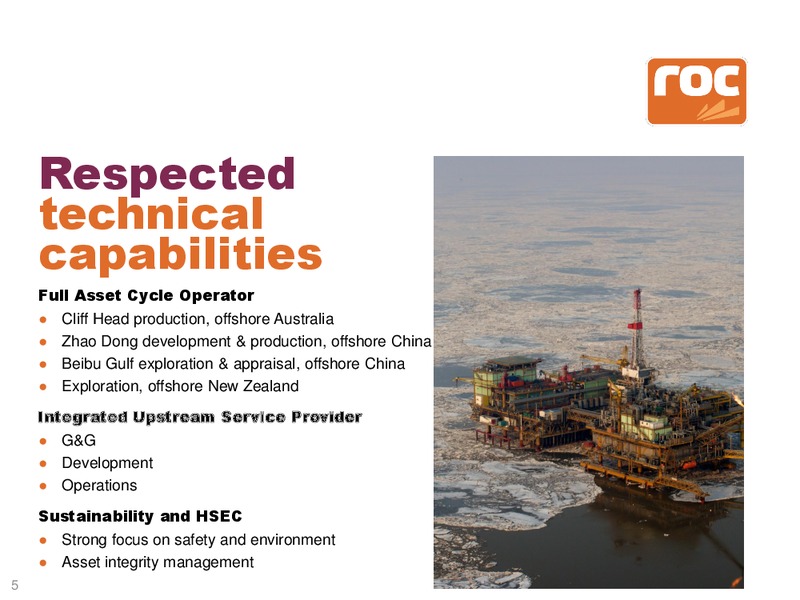 The RIU Good Oil Conference – Roc Oil – slide 6