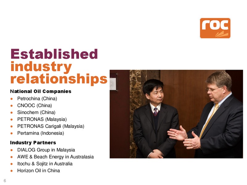 The RIU Good Oil Conference – Roc Oil – slide 7