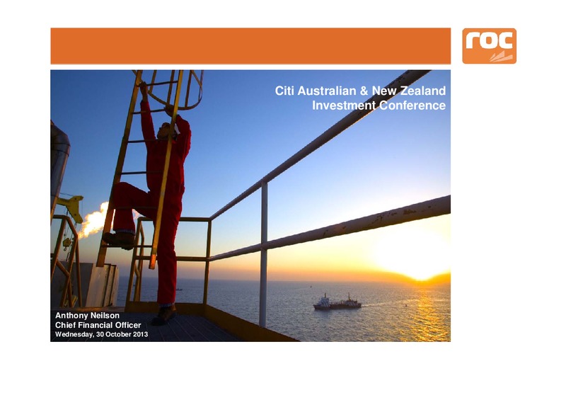 Spotlight Investor Conference – Roc Oil – slide 1