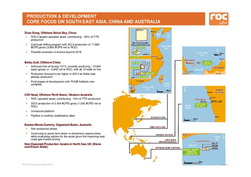 Spotlight Investor Conference – Roc Oil – slide 6