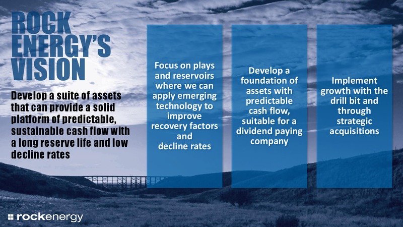 EnerCom The Oil and Gas Conference 2015 – Rock Energy Inc. – slide 2