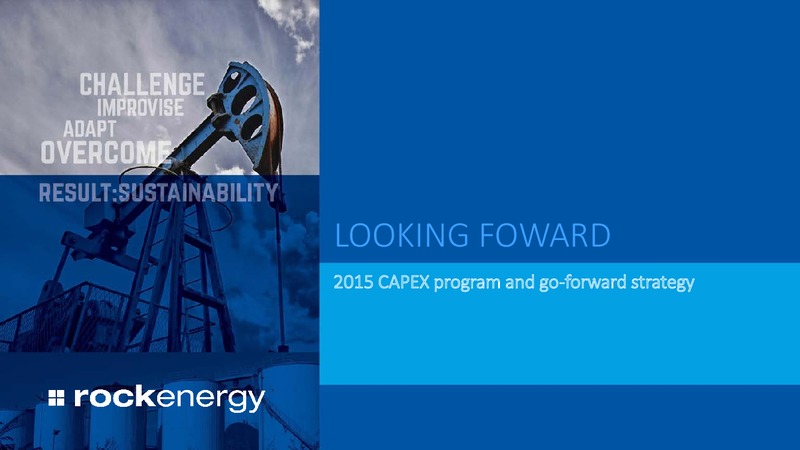 Investor Presentation September 2015 – Rock Energy Inc. – slide 24