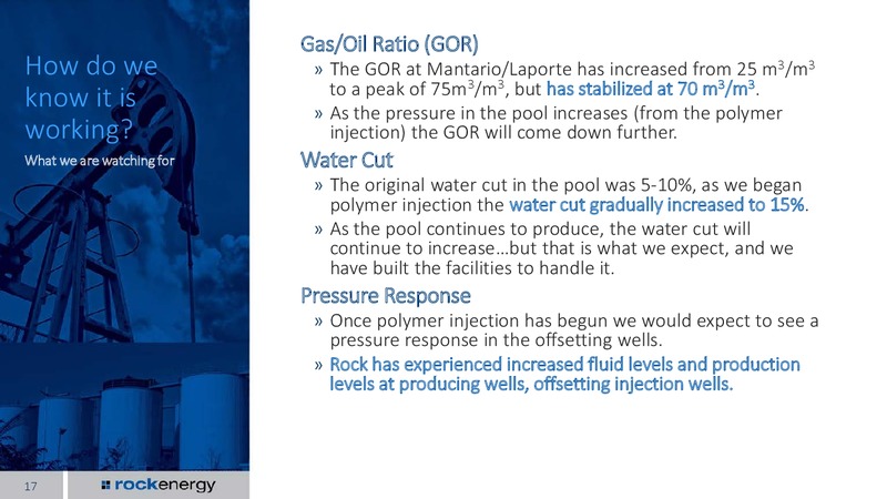 October 2015 Investor Presentation – Rock Energy Inc. – slide 17
