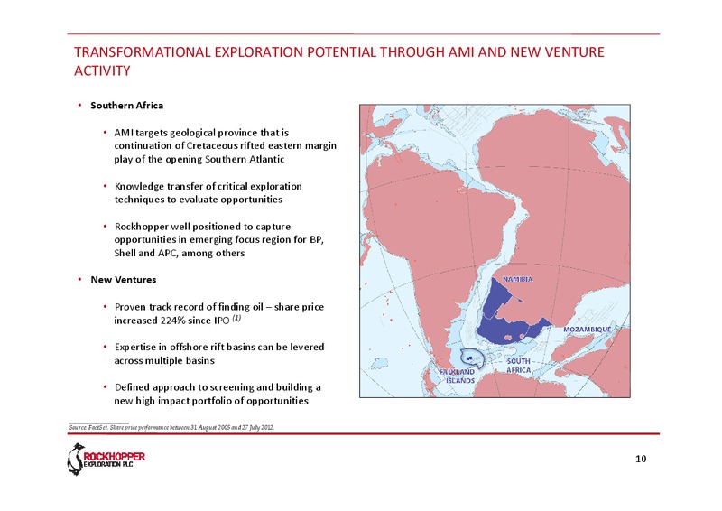 JULY 2012 INVESTOR UPDATE – Rockhopper Exploration – slide 9