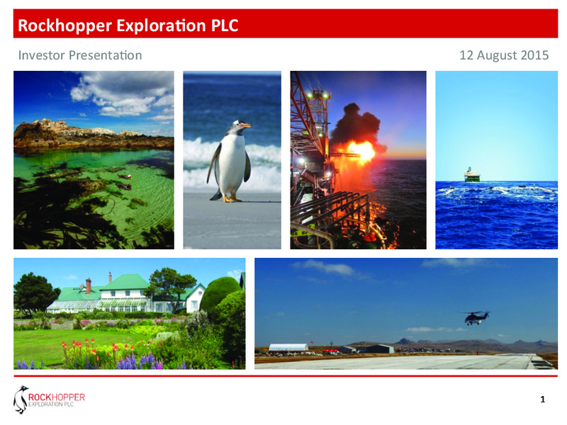 August 2015 Investor Presentation – Rockhopper Exploration – slide 1