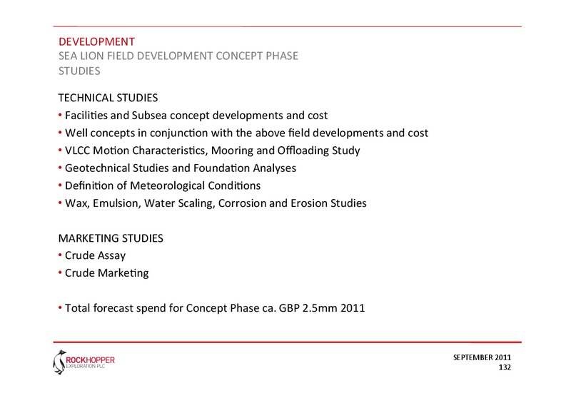 CAPITAL MARKETS PRESENTATION – Rockhopper Exploration – slide 10