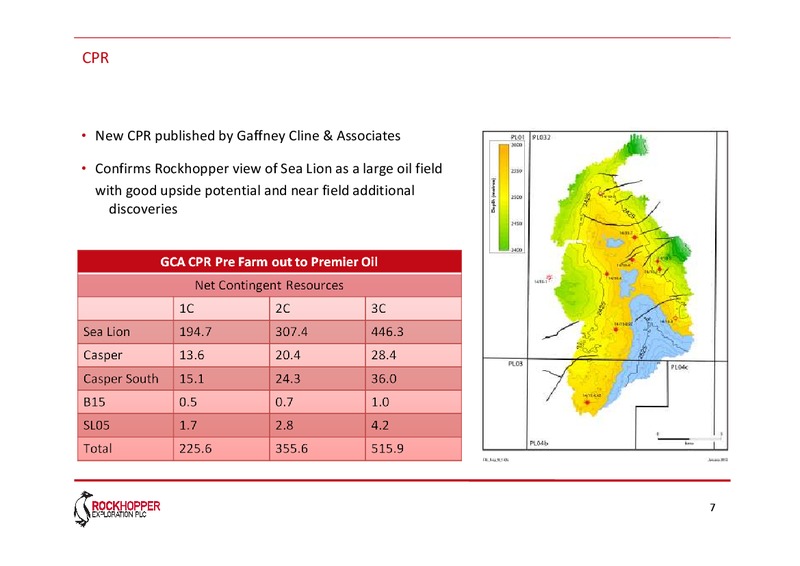 2012 ANNUAL GENERAL MEETING – Rockhopper Exploration – slide 7