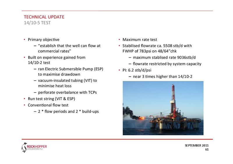 CAPITAL MARKETS PRESENTATION – Rockhopper Exploration – slide 50