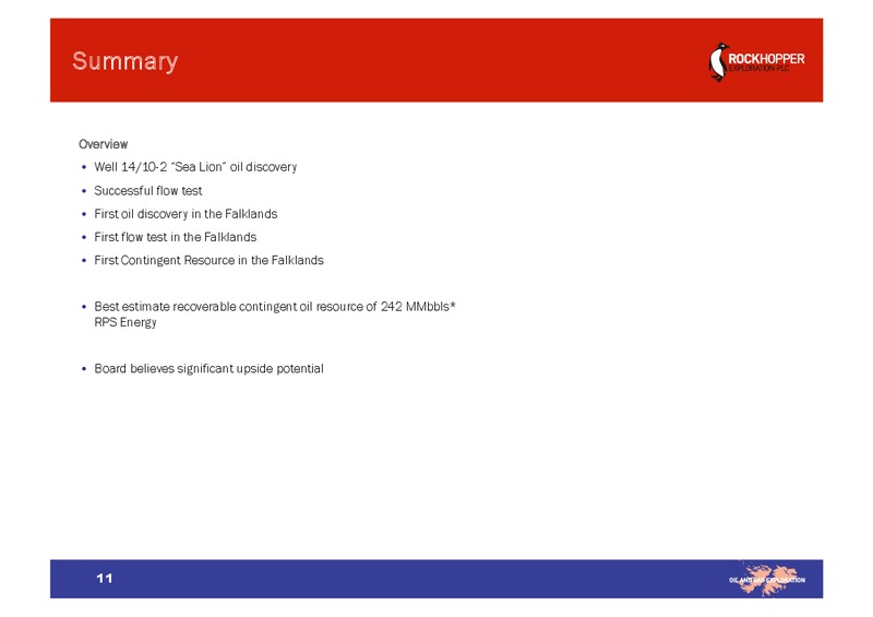 September 2010 Annual General Meeting – Rockhopper Exploration – slide 10