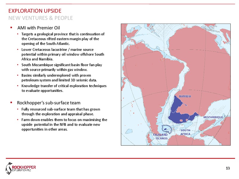2013 Corporate Update – Rockhopper Exploration – slide 12