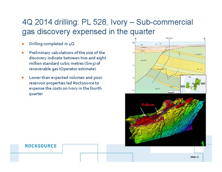 Q4 2014 – Rocksource – slide 7