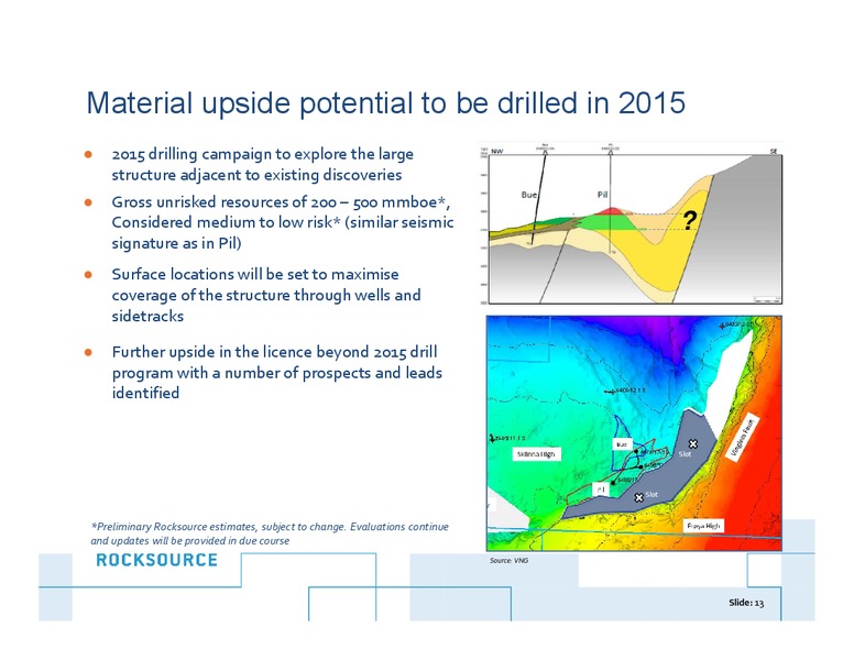 Q4 2014 – Rocksource – slide 12