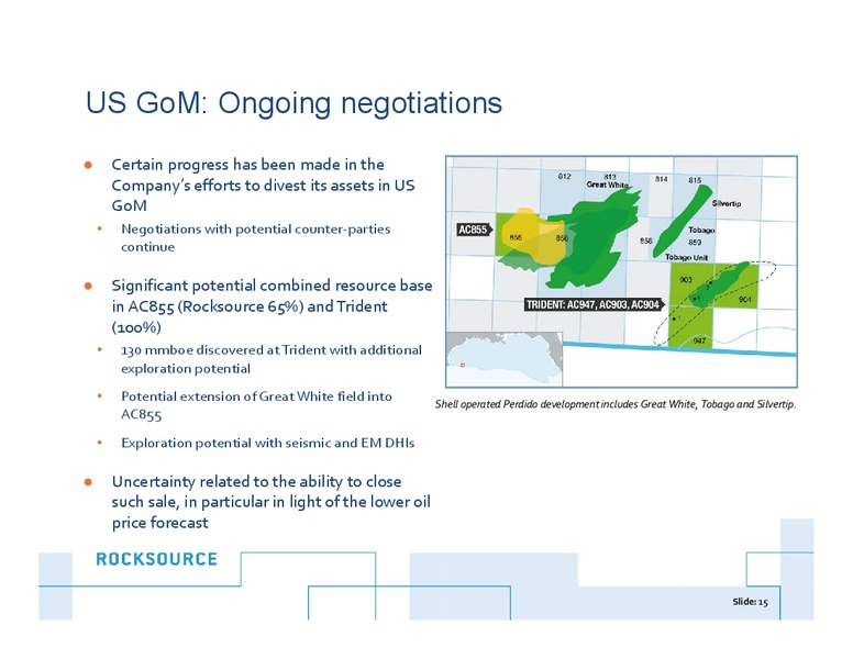 Q4 2014 – Rocksource – slide 14