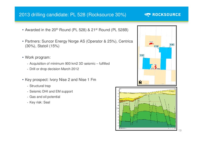 Q4 2011 – Rocksource – slide 19