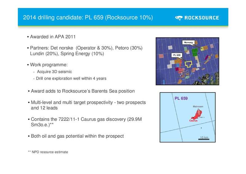 Q4 2011 – Rocksource – slide 20