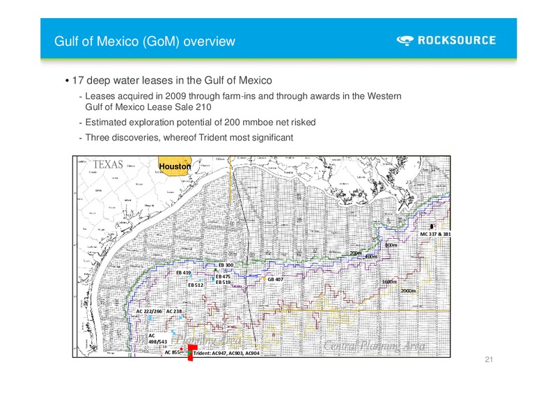 Q4 2011 – Rocksource – slide 21