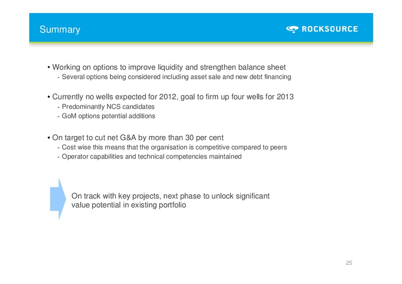 Q4 2011 – Rocksource – slide 25
