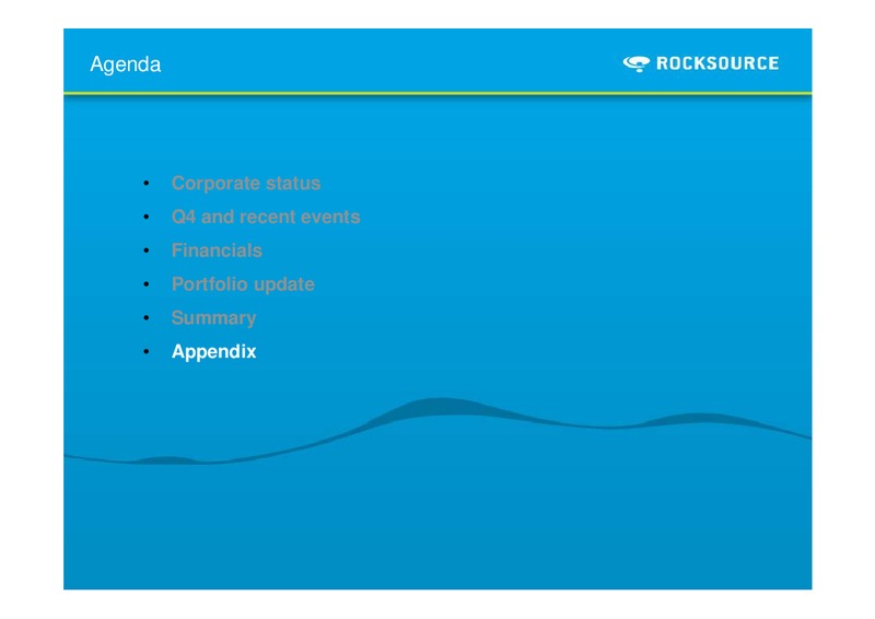 Q4 2011 – Rocksource – slide 26