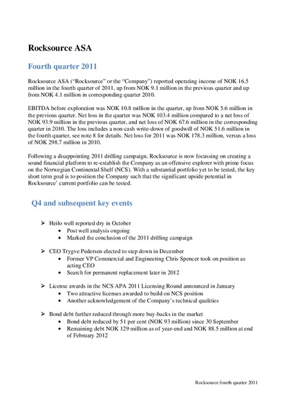 Q4 2011 – Rocksource – slide 34
