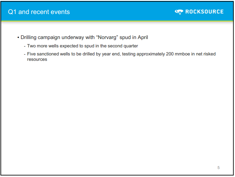 Q1 2011 Results – Rocksource – slide 3