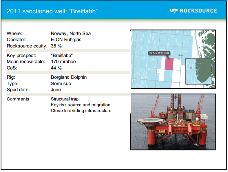 Q1 2011 Results – Rocksource – slide 15
