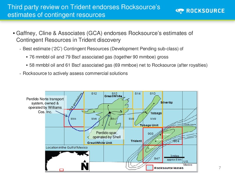 Q3 2010 – Rocksource – slide 7