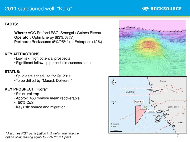 Q3 2010 – Rocksource – slide 17