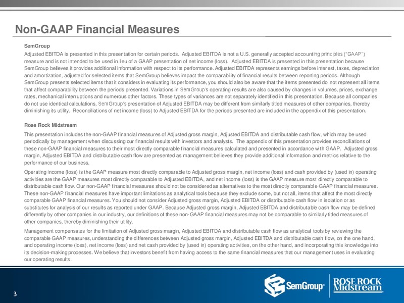 Q1 2015 Investor Presentation – Rose Rock Midstream, L.P. – slide 2