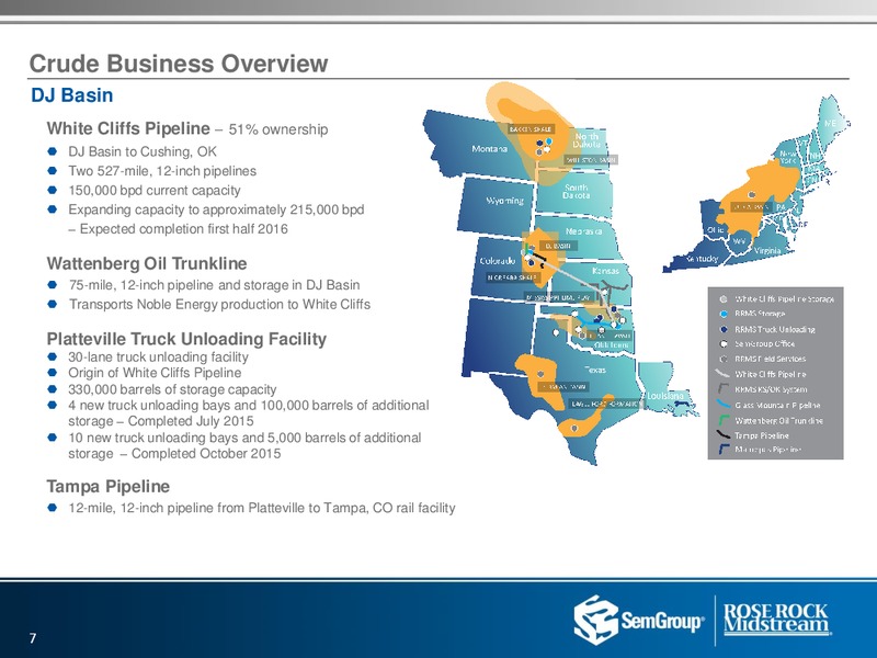 US Capital Advisors Conference – Rose Rock Midstream, L.P. – slide 5