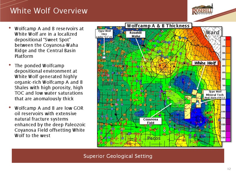 March 2018 Company Update – Rosehill Resources Inc. – slide 11