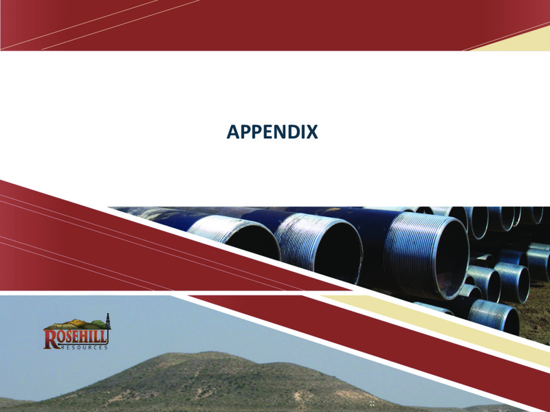 1Q 2018 Earnings Presentation – Rosehill Resources Inc. – slide 19