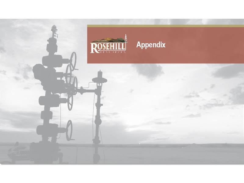 1Q 2019 Earnings Presentation – Rosehill Resources Inc. – slide 21