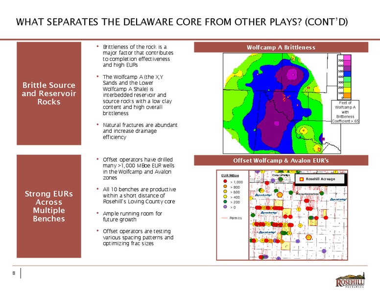 December 2016 Investor Presentation – Rosehill Resources Inc. – slide 8