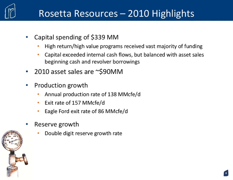 Howard Weil Energy Conference – Rosetta Resources, Inc. – slide 2
