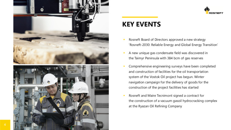 Q4 2021 Presentation – Rosneft Oil Company – slide 3
