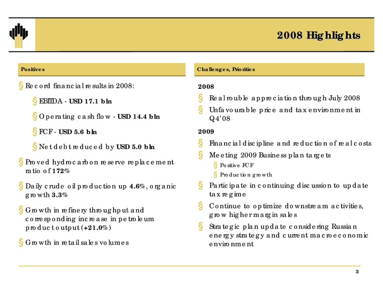 Q4 and 12M Results – Rosneft Oil Company – slide 2