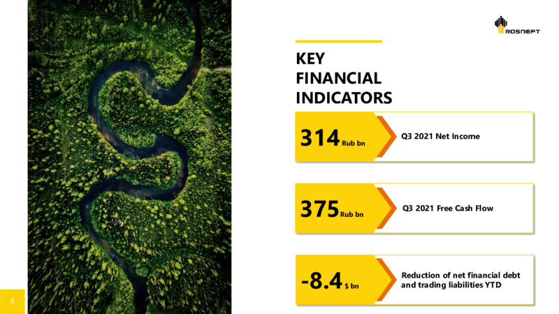 3Q 2021 Earnings Presentation – Rosneft Oil Company – slide 2