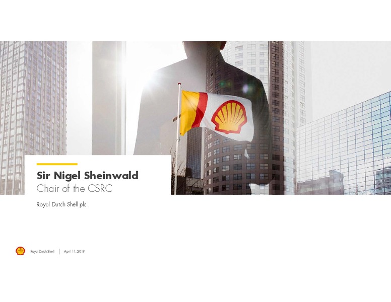 Responsible Investment Briefing – Royal Dutch Shell – slide 5