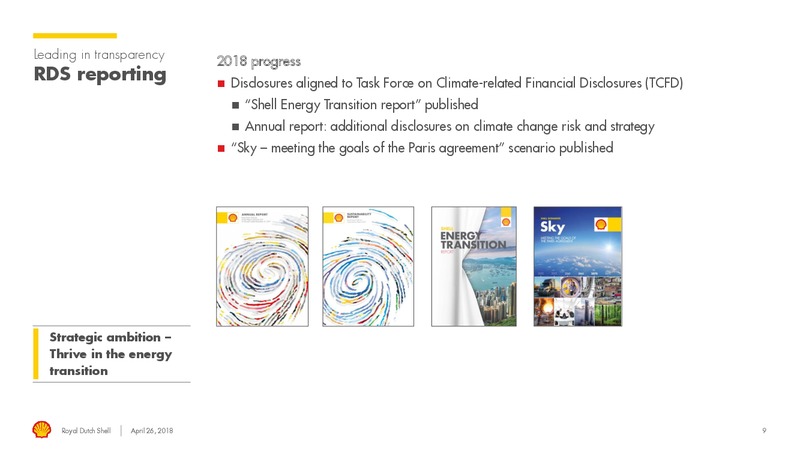 Q1 2018 Presentation – Royal Dutch Shell – slide 8