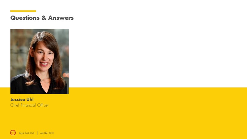 Q1 2018 Presentation – Royal Dutch Shell – slide 19
