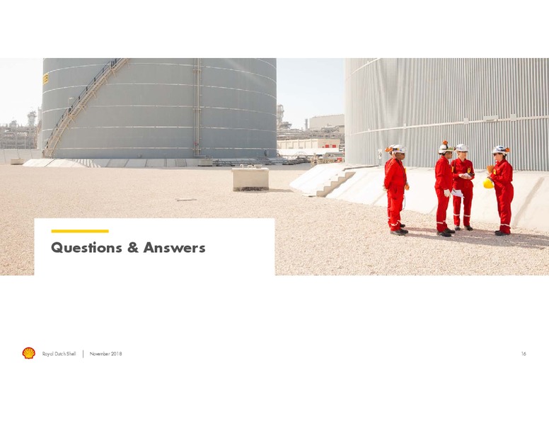 November 2018 Shareholder Engagement – Royal Dutch Shell – slide 15