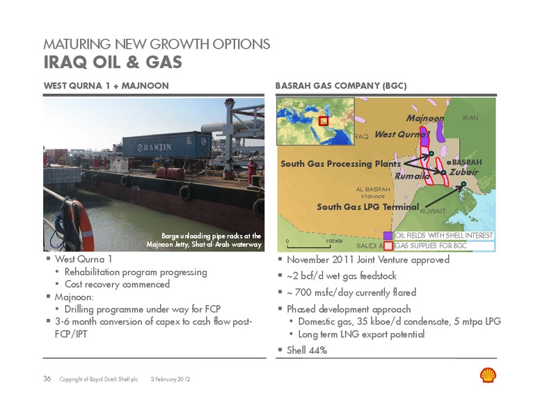 Q4 2011 Earnings Call – Shell – slide 35