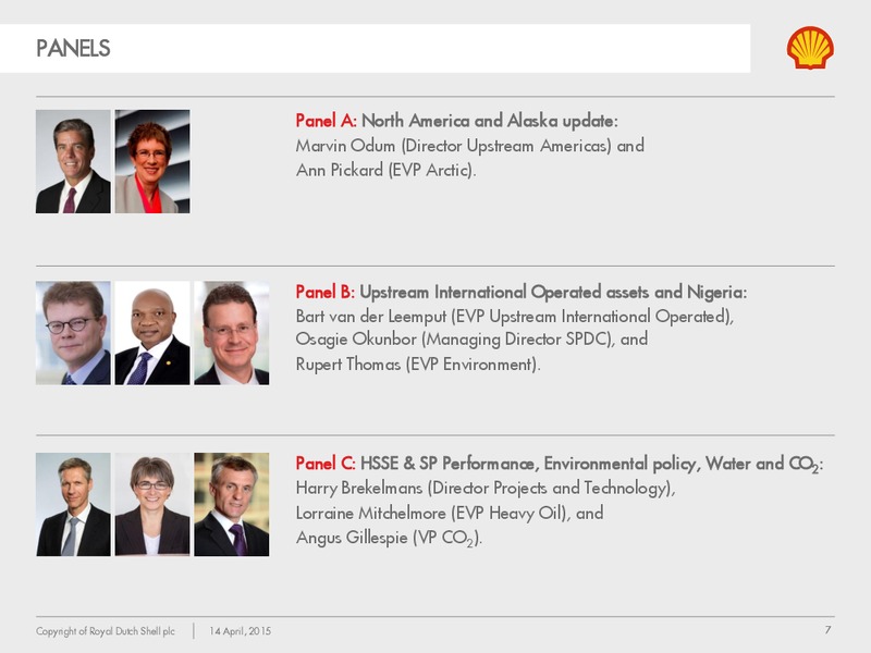 Socially Responsible Investor Briefing – Shell – slide 6