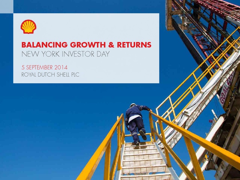Investor Day 2014 – Shell – slide 1