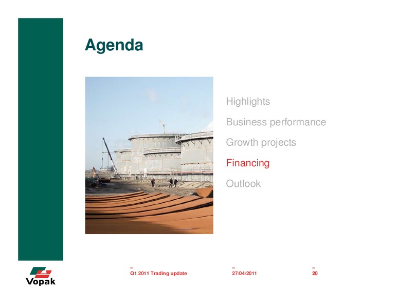 Q1 2011 Earnings Call – Royal Vopak – slide 20
