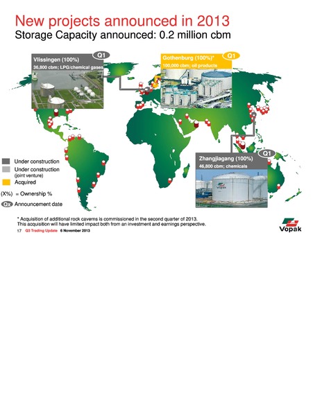 Q3 2013 Trading Update – Royal Vopak – slide 17