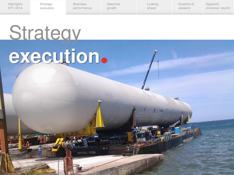 H1 2014 Earnings Call – Royal Vopak – slide 6