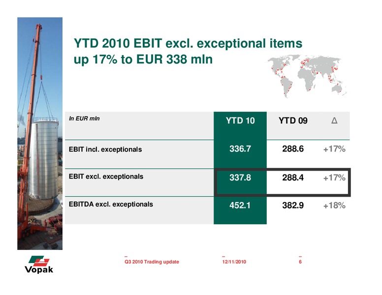 Q3 2010 Earnings Call – Royal Vopak – slide 6