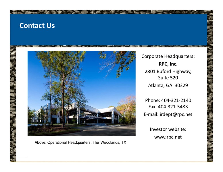 ENERCOMS THE OIL AND GAS CONFERENCE – Rpc Inc. – slide 24
