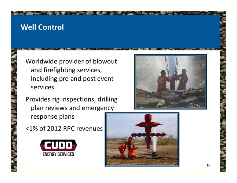 3RD ANNUAL ULTIMATE ENERGY CONFERENCE – Rpc Inc. – slide 16